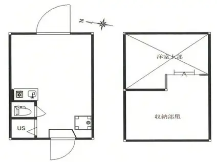 フェリスソフィア(ワンルーム/2階)の間取り写真