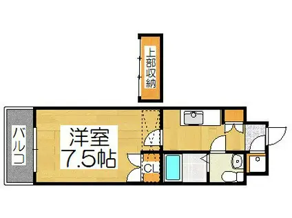 NO72 HARBOR イースト TOWER(1K/16階)の間取り写真