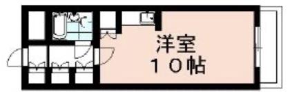 ダイアステーションプラザ五橋(ワンルーム/6階)の間取り写真