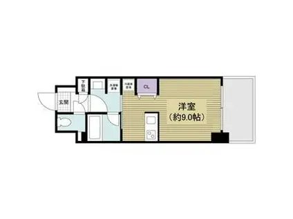 ALATO丸の内(ワンルーム/5階)の間取り写真