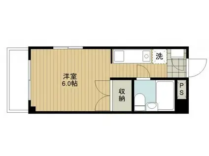 メゾン・ドゥ・フジ大宮(ワンルーム/5階)の間取り写真