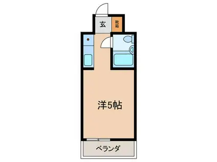ハイライフ 中野(ワンルーム/2階)の間取り写真