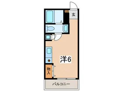 BAAN栄(ワンルーム/5階)の間取り写真