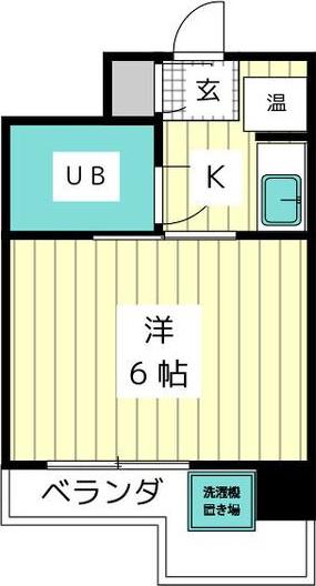 コーポアスカ(1K/3階)の間取り写真