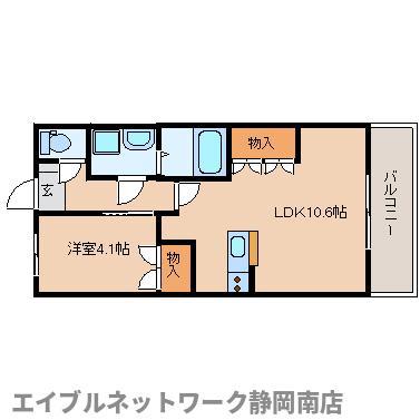 チェリーハイム(1LDK/1階)の間取り写真