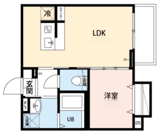 THE CULLINAN EST(1LDK/3階)の間取り写真