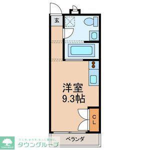 CASA OKUNISHI(ワンルーム/3階)の間取り写真