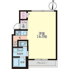 グランプレイス徳重(1K/3階)の間取り写真
