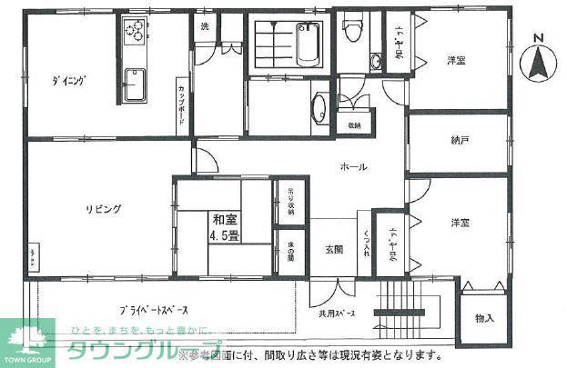 MOO BLDG(4SLDK/2階)の間取り写真