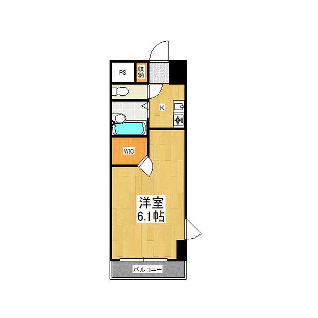 アクシーズグランデ大宮東町(1K/2階)の間取り写真