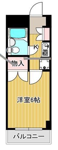 JLBグランエクリュ行徳駅前(1K/3階)の間取り写真