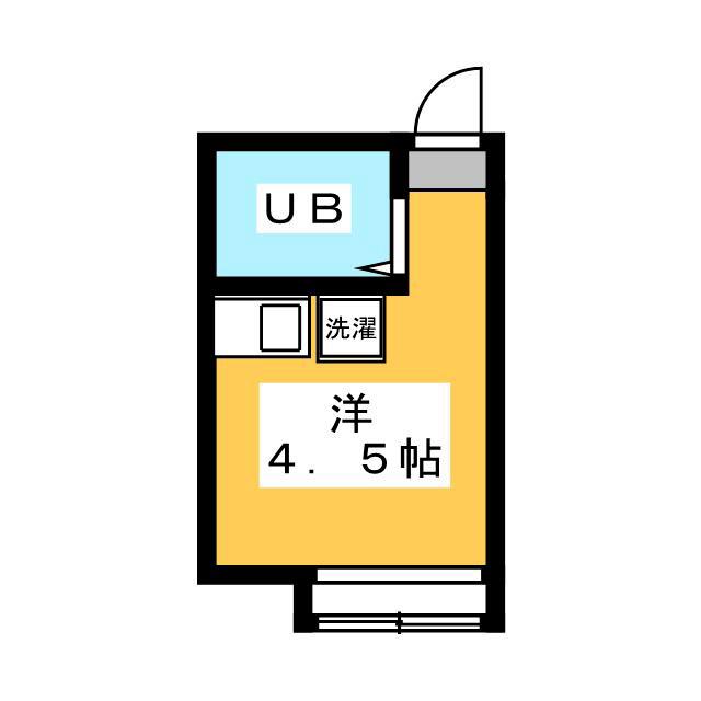 シエスタ下井草(ワンルーム/1階)の間取り写真