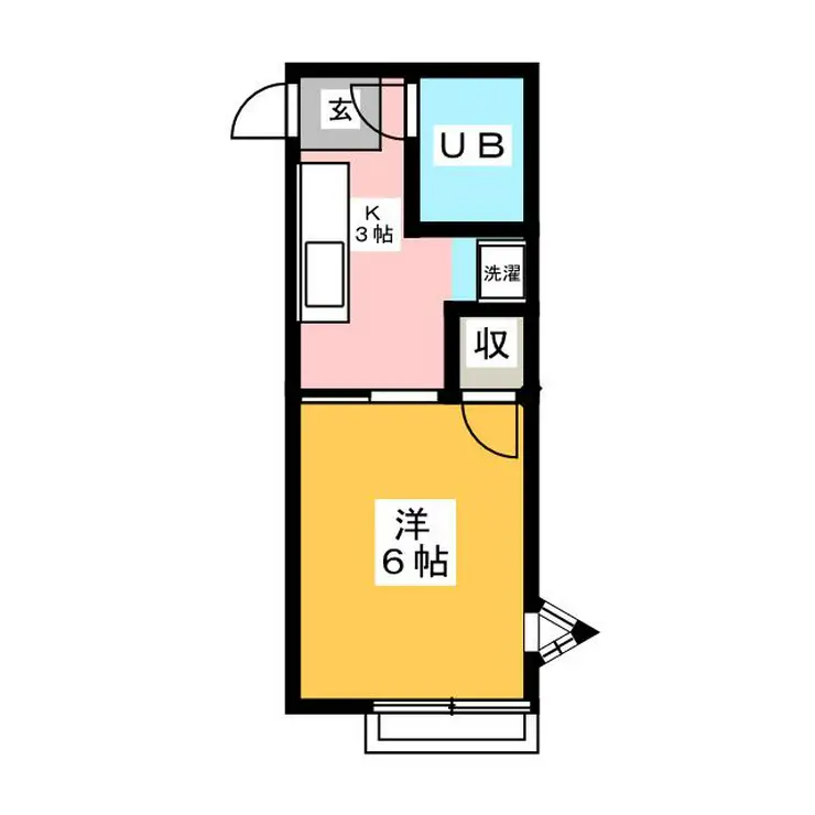 TMJコーポ 2階階 間取り