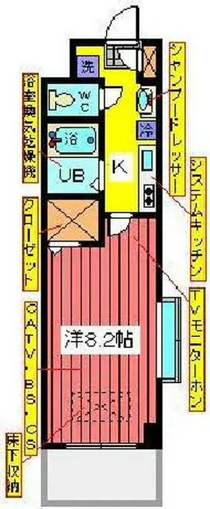 スパシエフィールド川口 2階階 間取り