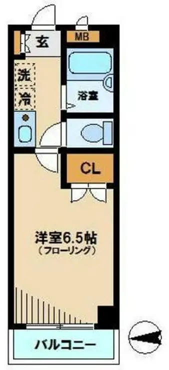 ロイヤルパレス中野坂上 2階階 間取り