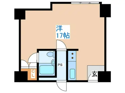 大通ハイム(ワンルーム/7階)の間取り写真