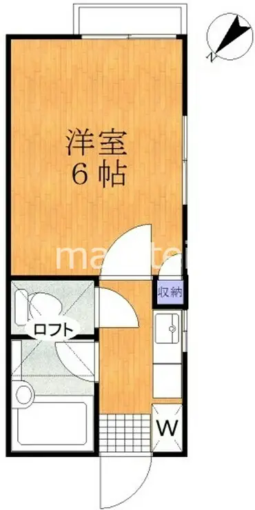 ハーフムーンMOCHI 2階階 間取り
