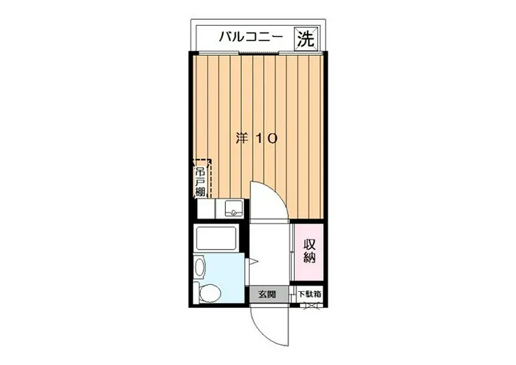 シャトレ明大前 2階階 間取り