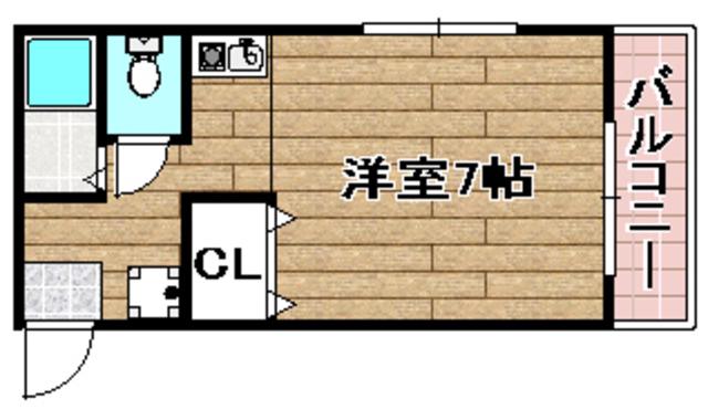 TS SQUARE NOMICHO(1K/5階)の間取り写真