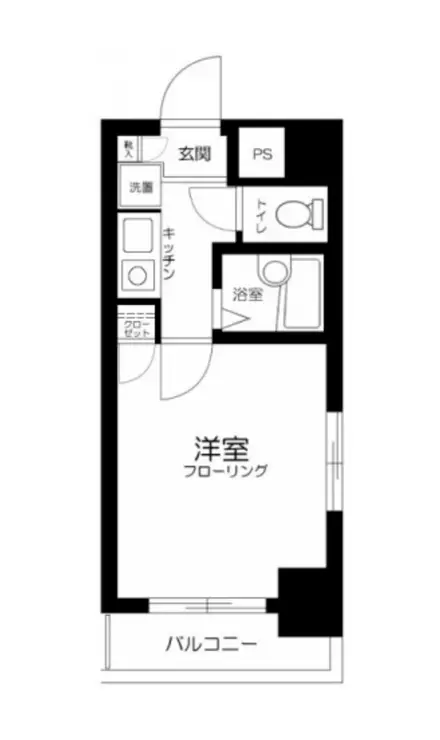 スカイコート早稲田第三 3階階 間取り