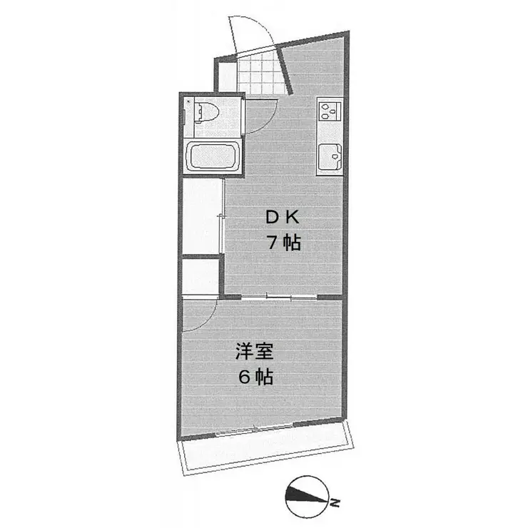 新宿パークサイド永谷 3階階 間取り