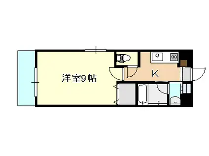 EST東古松(1K/7階)の間取り写真