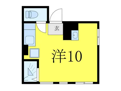 コミュニティ堀越(ワンルーム/4階)の間取り写真