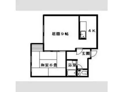 アーバンクリスタル(1LDK/4階)の間取り写真