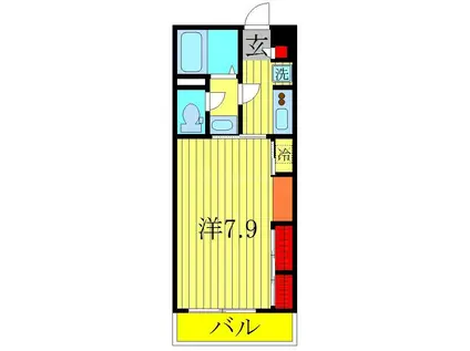 リブリ・ONO(1K/1階)の間取り写真