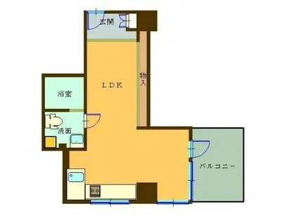 アリス・マナーガーデン浅草橋(ワンルーム/3階)の間取り写真