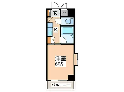 ソフィアレジデンス(1K/2階)の間取り写真