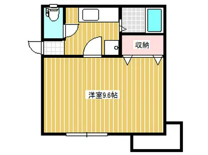 αNEXT新潟第10(1K/1階)の間取り写真