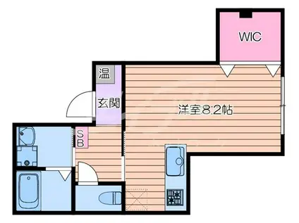 天龍堂ビル(ワンルーム/2階)の間取り写真