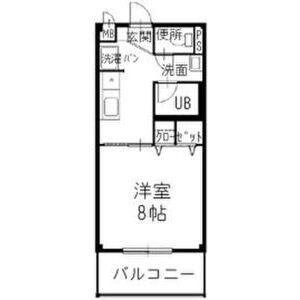 エクセレンス(1K/1階)の間取り写真