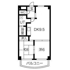 ファミリーハウス天塚(2SDK/2階)の間取り写真