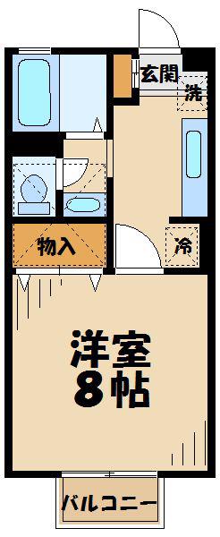 MDRANTA(1K/1階)の間取り写真