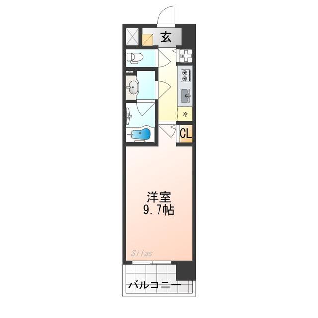 TMインプレシオン(1K/5階)の間取り写真