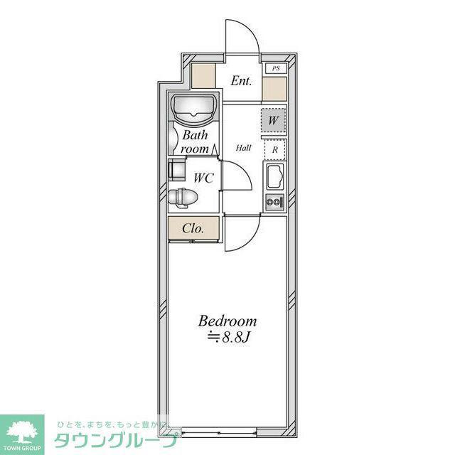 アーバンパーク方南町(1K/3階)の間取り写真
