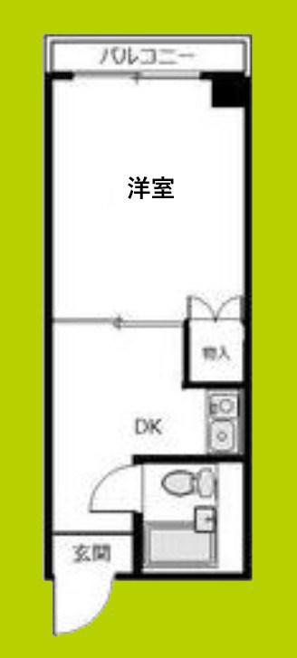 ベストレジデンスあびこ(1DK/1階)の間取り写真