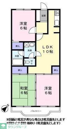 グランプラス(3LDK/2階)の間取り写真