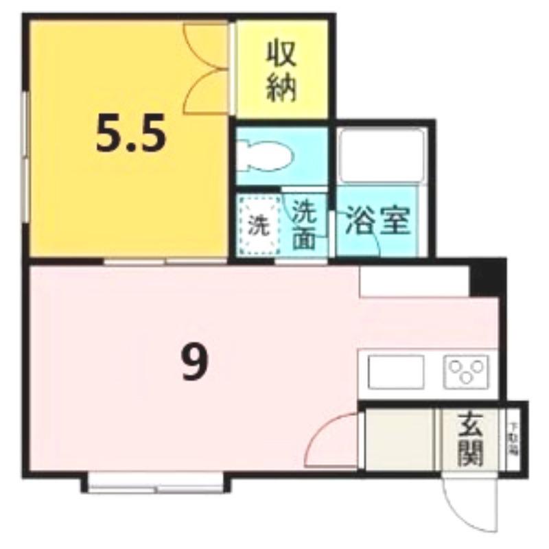 コンフォートN68(1LDK/3階)の間取り写真
