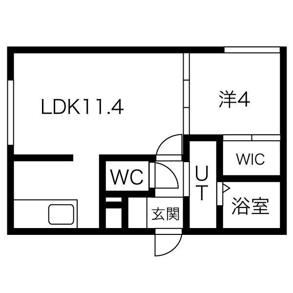 GAOKA GROOVE(1LDK/3階)の間取り写真