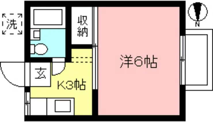 メゾンリビエラ 1階階 間取り
