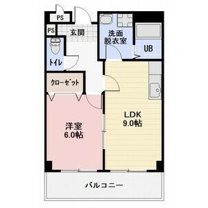 LIMPIA垂木(1LDK/1階)の間取り写真