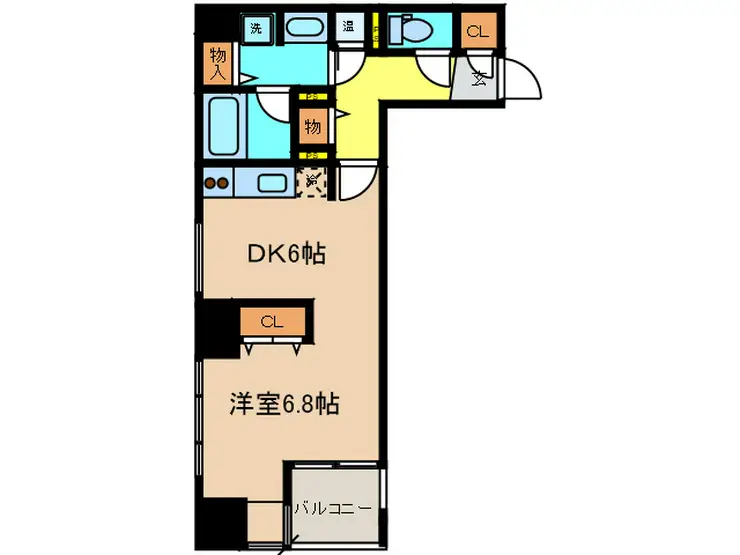 ブロードシティ東京 5階階 間取り