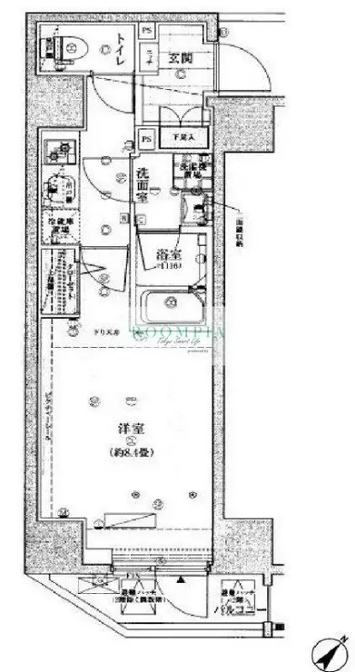 プレール・ドゥーク中目黒 11階階 間取り