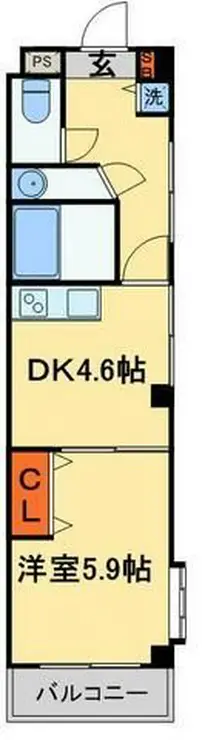 ガーネットコート 3階階 間取り