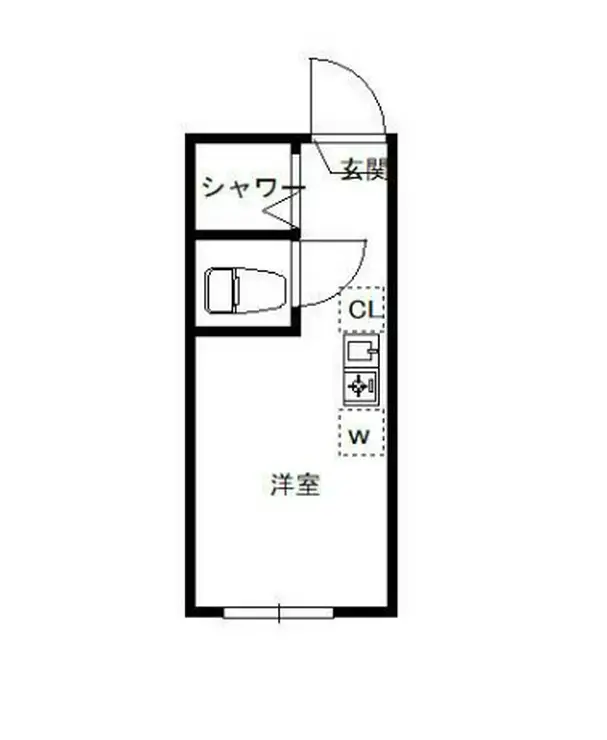ロイヤルハウス 1階階 間取り