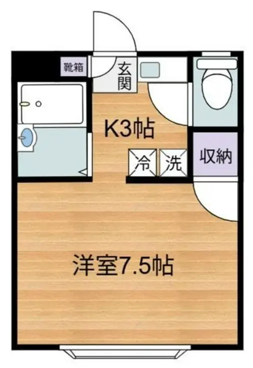 シャレー多摩川 2階階 間取り