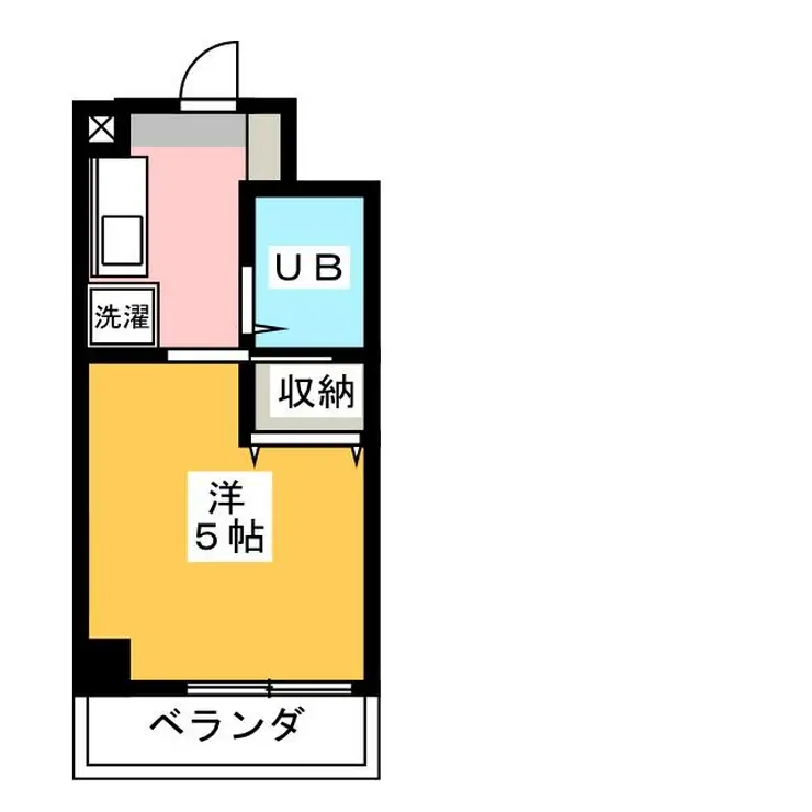 ルミエール白山 2階階 間取り